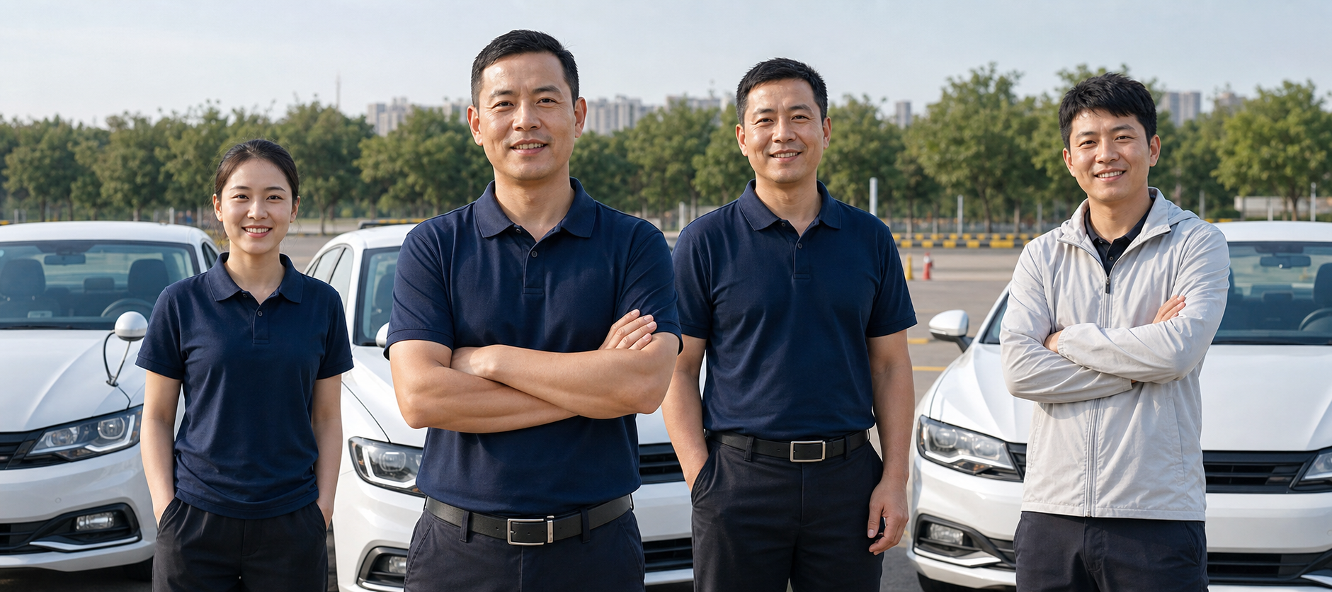 教学车辆与教练团队